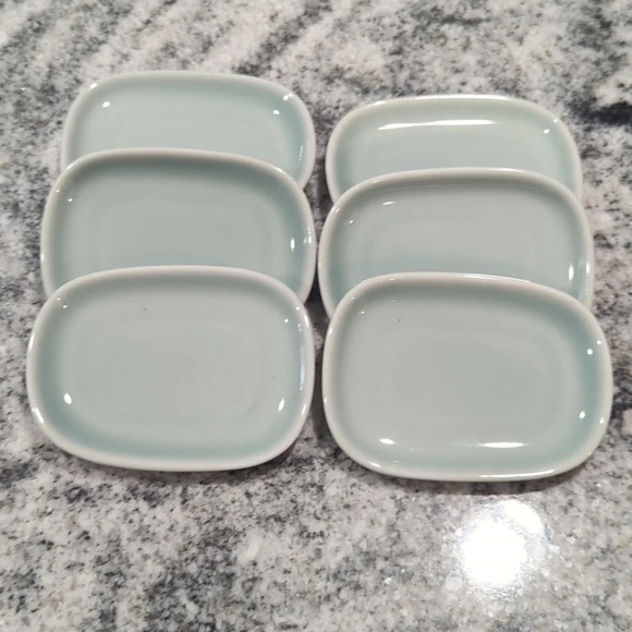 Alessi For Delta Asian Teal Tint Condiment Trays - Picture 1 of 5